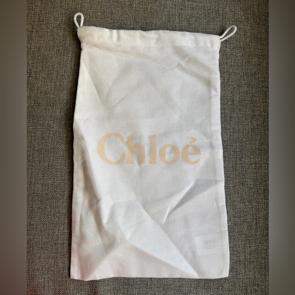 Chloe Accessories - Chloé White Dust Bag 8.25”x13.75”